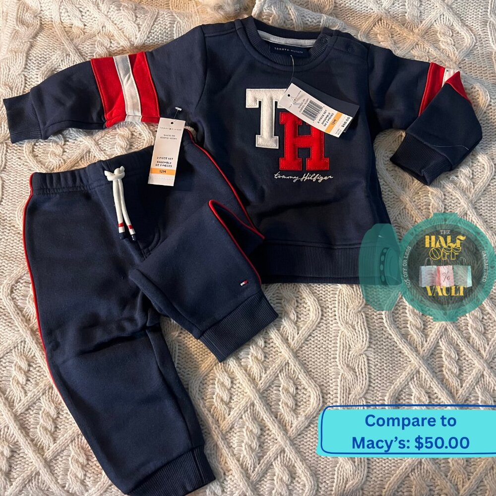 INFANT Tommy Hilfiger 2-piece Sweatshirt and pant suit